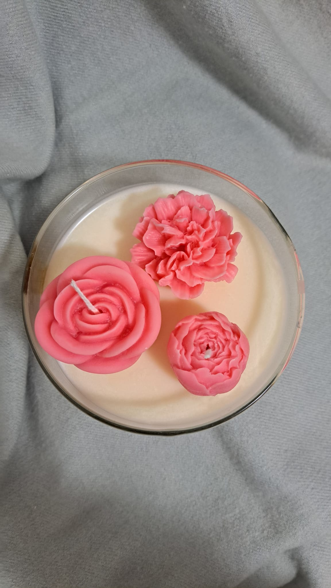 COMPOSIZIONE ROSA PETALI-MINI PECUNIA-ROSETTA